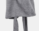 [Brushed Lining] Durin halter neck wrap layered sleeveless