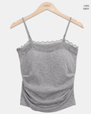Yorin Lace Sleeveless Top with Built-in Cup