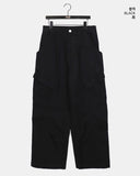 Vinic Pintuck Balloon Fit Diagonal Pocket Two-Way Cargo Pants