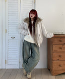 Hayni Bold Cable Off-Shoulder Knit