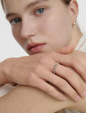 Ice Cushion Silver Ring M