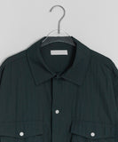 [unisex] Femins Pocket Nylon Over Short Sleeve Shirt