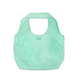 1993 Nylon Applique Check Tote Bag