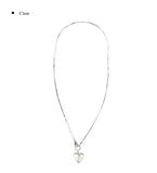 Tee Heart Ball Necklace