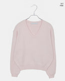 Kanni Basic V-Neck Long Sleeve Knit