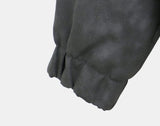 Peoen High Neck Fur Suede Jacket