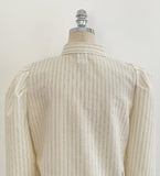 Stoney Stripe Puff Shirt Blouse