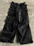 Byder Parachute Black Multi Cargo Denim