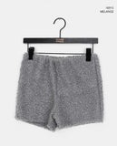 Boru Boucle Slim Wool Shorts