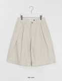 [Unisex] Pmen Pigment Pintuck Bermuda Pants