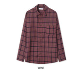 Tier peach checkmate shirt