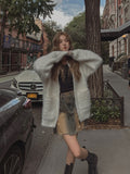 Mono Vintage Denim Mini Skirt