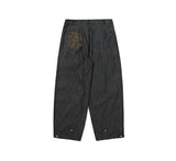 DENIM PINTUCK SLACKS