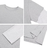 Hass striped layered t-shirt