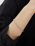 Essence Silver Shine Point Tennis Bracelet