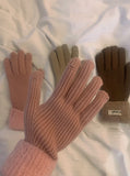 Mundil Cashmere Boucle Color Matching Touch Gloves