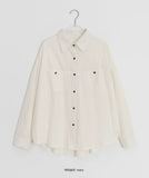 Doint Pocket Cotton Over Long Sleeve Shirt