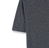 Montes Crop Henley Neck Short Sleeve T-shirt