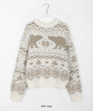 Simon Nordic Snowflake Bear Knit