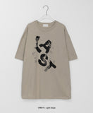 [unisex] Akel Printing Over Short Sleeve Tee