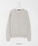 Meldig cashmere color round knit