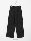 Rotiver dot denim pants