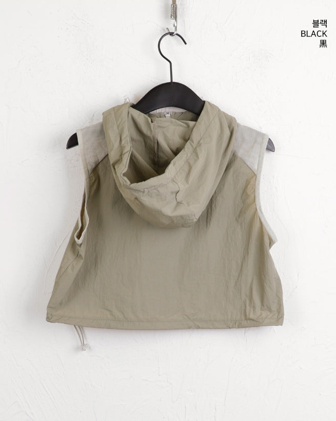 【WONDER WONDER】Tabe Shirring Jogger Nylon Vest Pants Setup Tabe shirring jogger nylon pants set-up - WONDER WONDER | 60