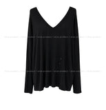 Beats Two-Button Deep V-Neck Long Sleeve