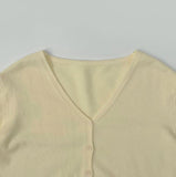 Sweet V-neck Knit Cardigan