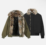 Vanish Leopard Fur Jacket