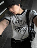 Printing Ringer Short Sleeve T-shirt