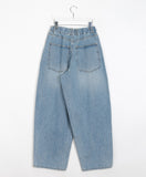 [unisex] Cumin banding balloon denim pants