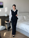 Maiden slim bootcut slacks