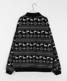 [unisex] Pikuni Nordic Fleece Collar Over Sweatshirt