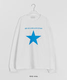 [unisex] Rikimo star printing over long sleeve tee