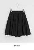 Galten shirring banding midi skirt