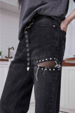 eyelet key ring belt