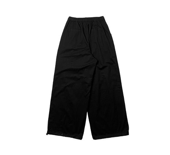 【Anyone more】Paron Summer Cotton String Wide Pintuck Pants anyonemore - PARON SUMMER COTTON STRING WIDE PINTUCK PANTS