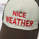 Weather String Mesh Ball Cap