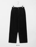 Cellon corduroy wide pants
