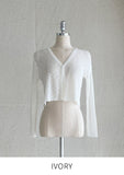 Rant V-neck Summer Knit Short Cardigan