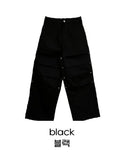 Stud Pintuck Wide Pants