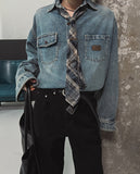 Hamb Work Patch Denim Shirt