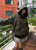 CAMO HOODED JUMPER