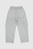 Curve panel cargo cotton wide pants