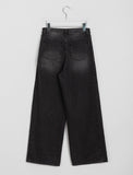 Balin Pintuck Wide Denim Pants