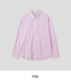 Mel Stripe Overfit Cotton Shirt