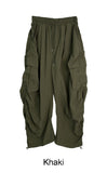 Resa Shirring Nylon Cargo Pants