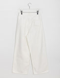 Tenmill Pintuck Cotton Wide Pants