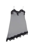 Silver Lace Slip One Piece